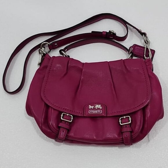 Coach Handbags - Coach Pink Leather Crossbody Bag #E2509-0102
